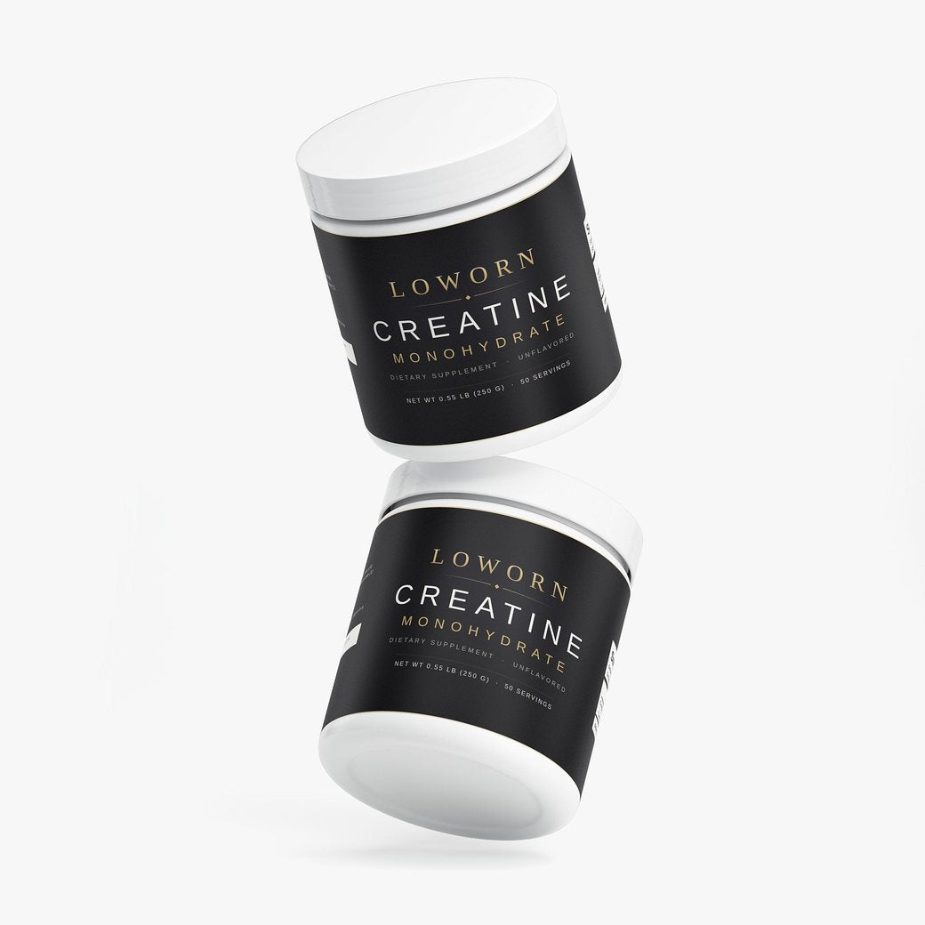 Two Loworn Creatine tubs