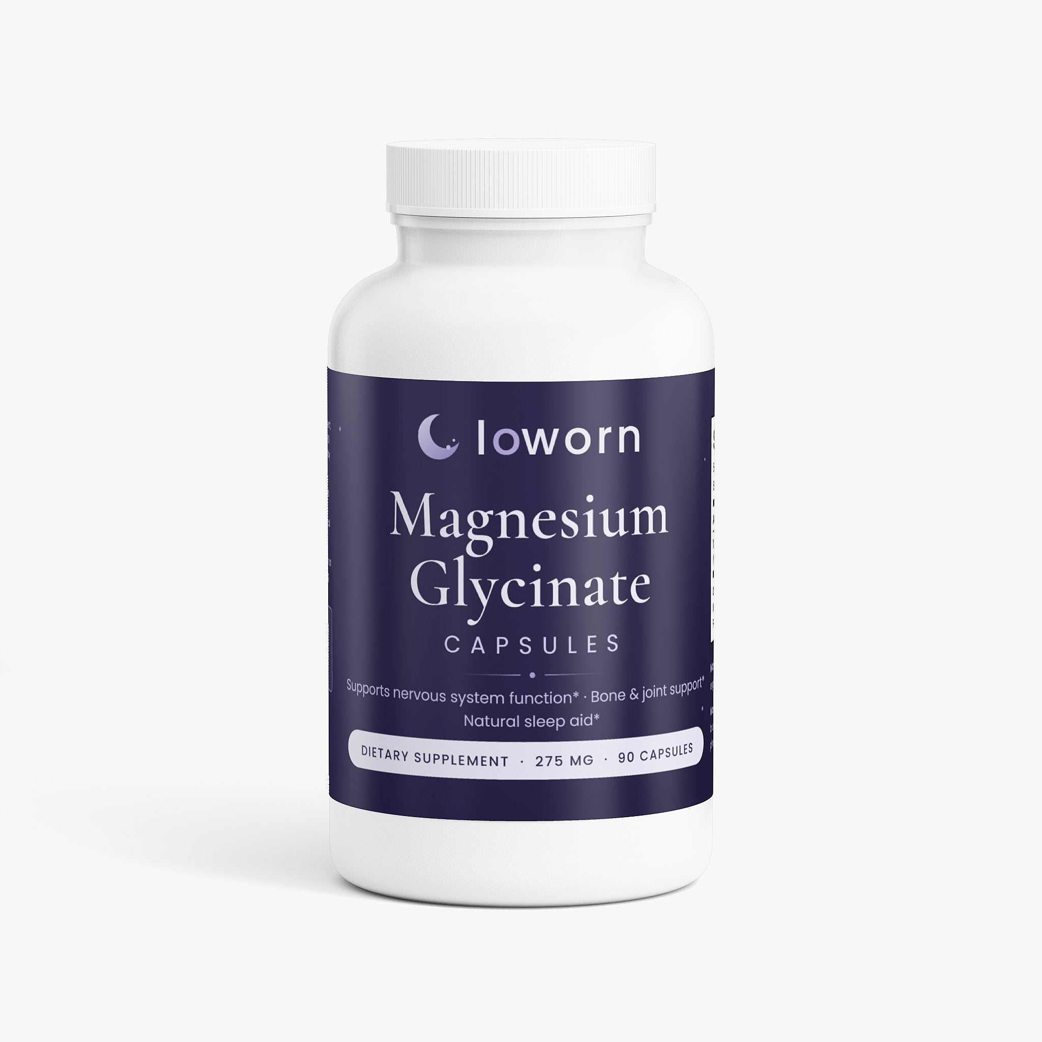 Loworn Magnesium Glycinate bottle